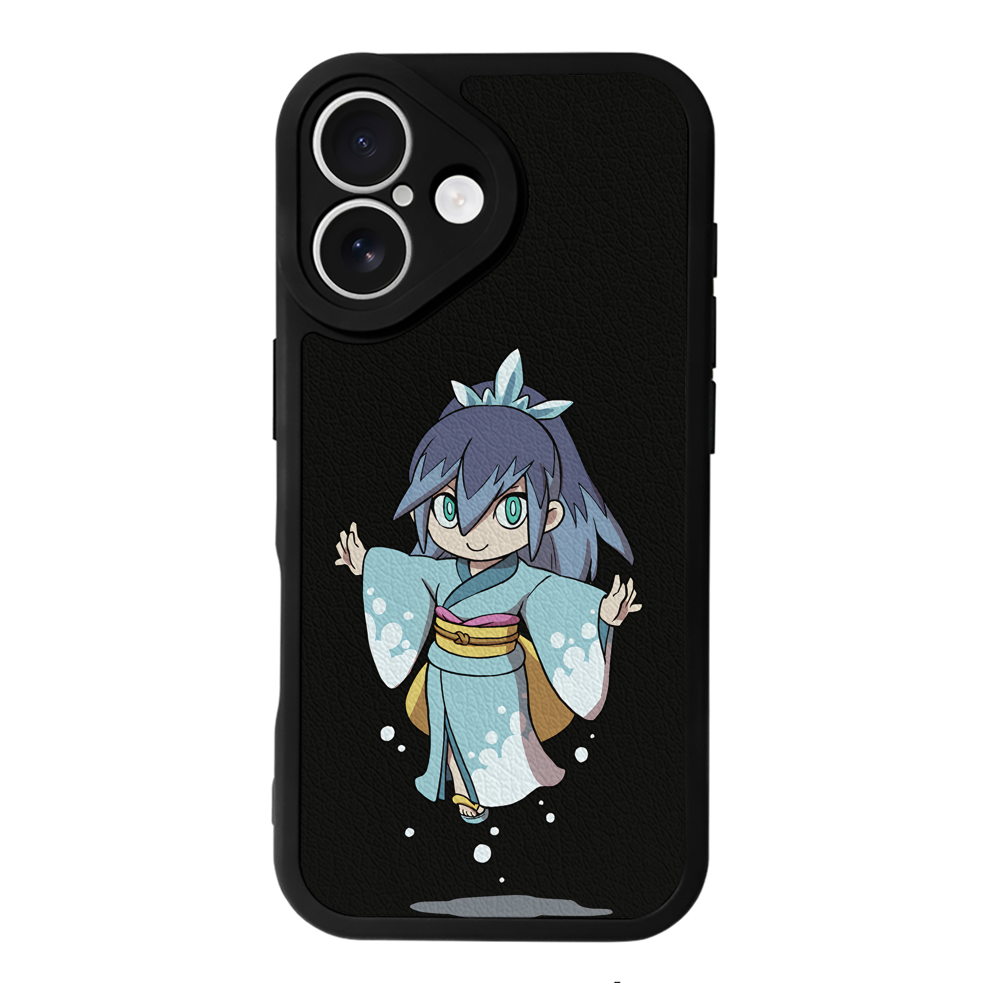 （画像用） 妖怪ウォッチ Yo-kai Watch 【iPhone 16シリーズ対応】シリコンスマホケース（レザー調） 材質：シリコン